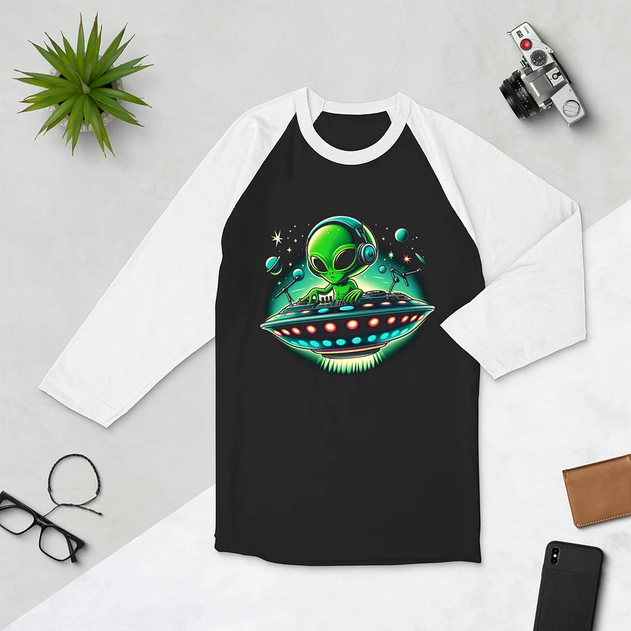Alien DJ Baseball Style Tee - Dark Torso Colors product image (3)