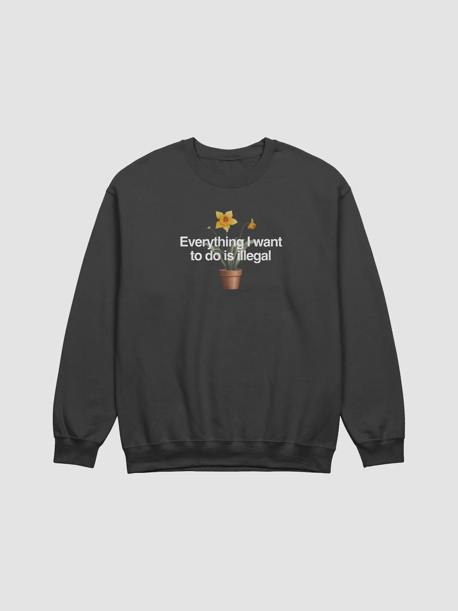 Everything I Want To Do Is illegal Sweatshirt product image (1)