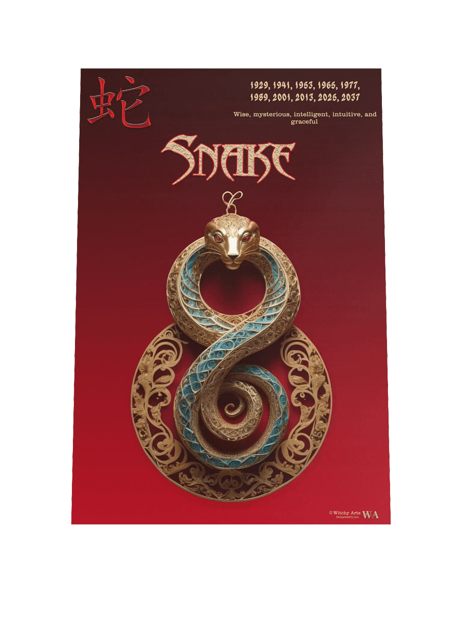 Chinese Zodiac Poster - SNAKE product image (3)