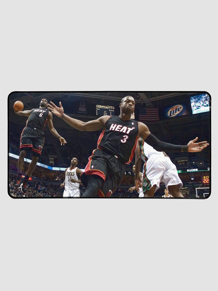 Dwayne Wade and Lebron James Dunk Mousepad product image (1)
