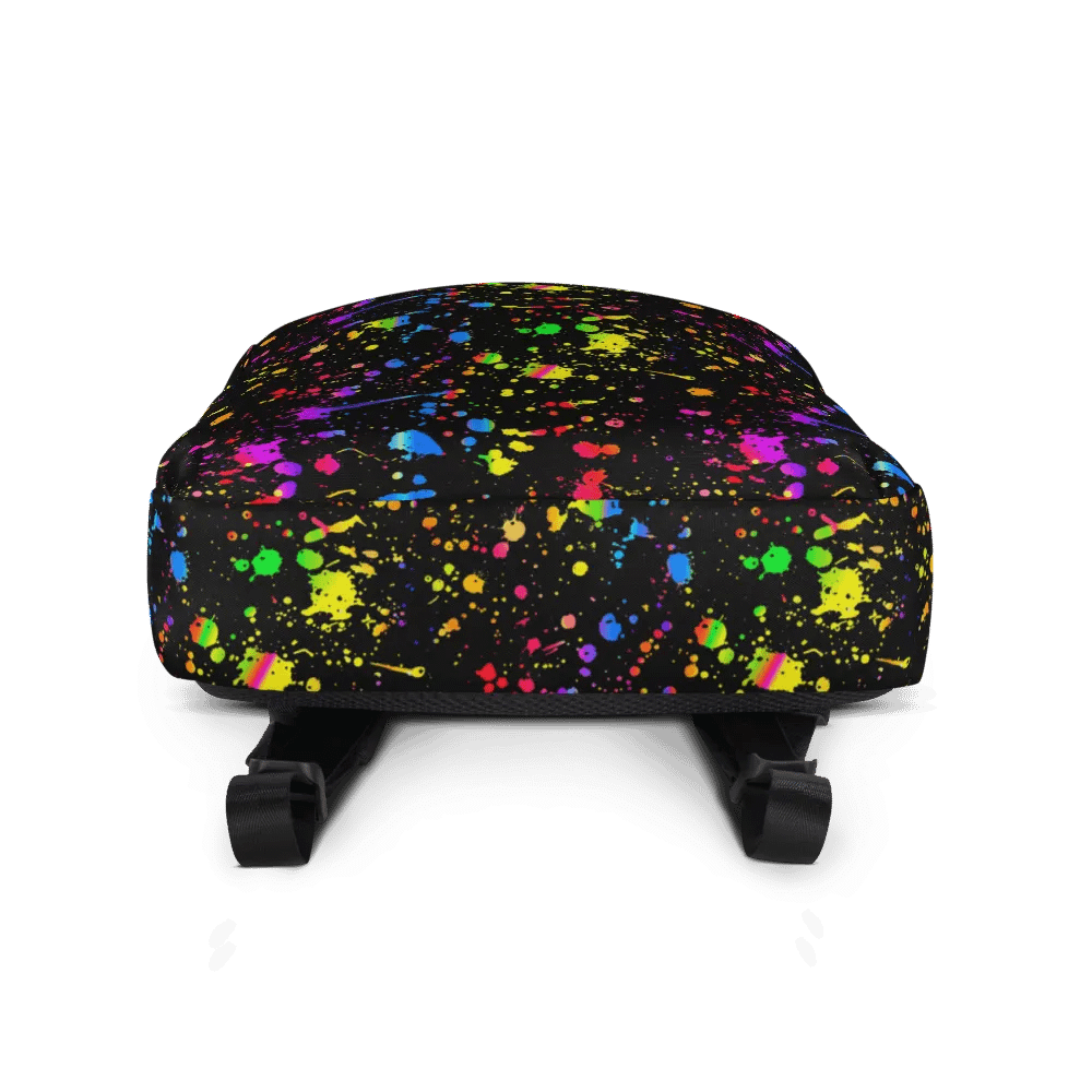 Neon Splatter Burst Backpack product image (2)