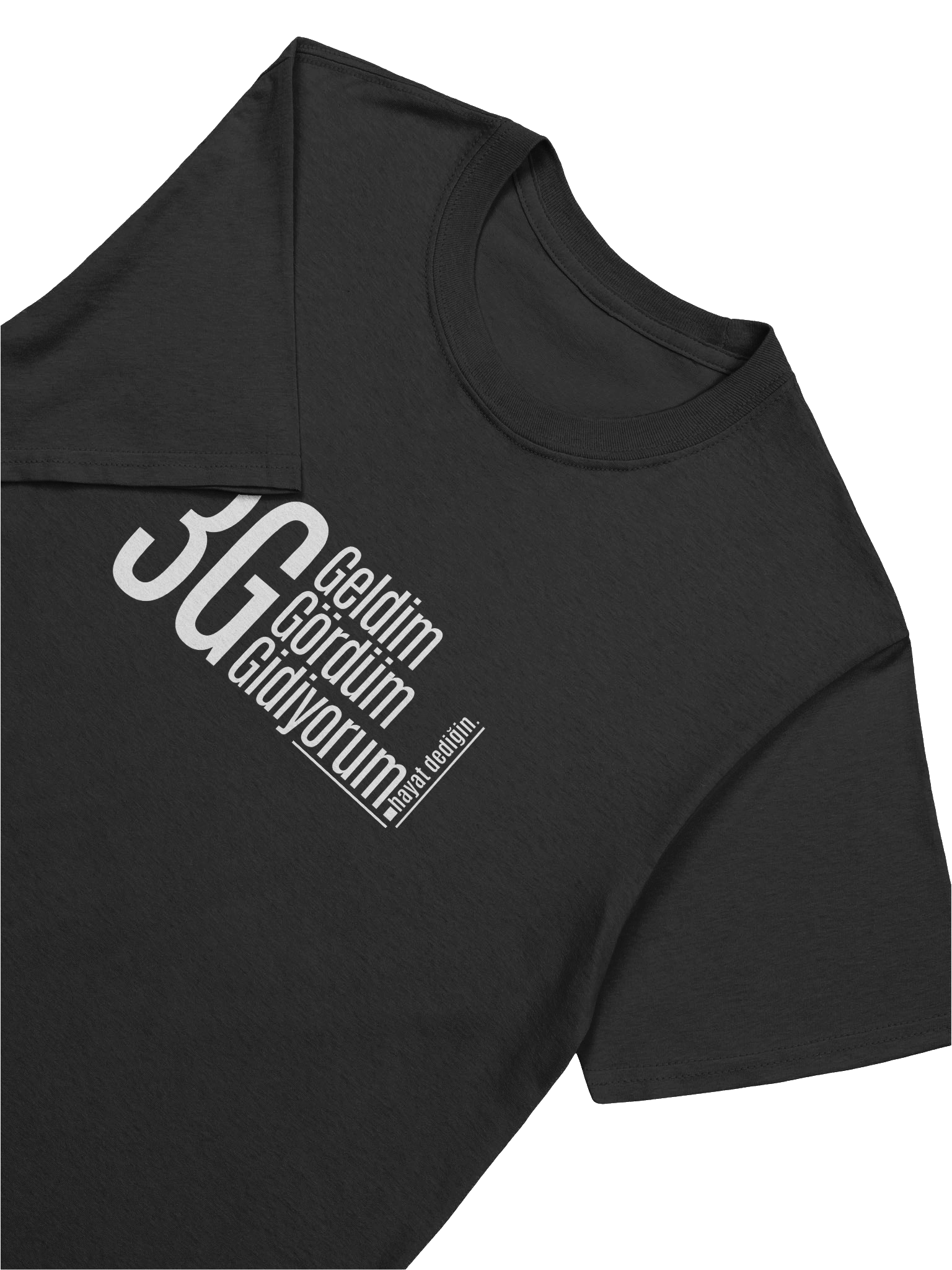 3G Minimalist Felsefe: "Geldim Gördüm Gidiyorum" Türkçe Tasarımlı Gildan Softstyle Unisex Yumuşak Tişört product image (7)