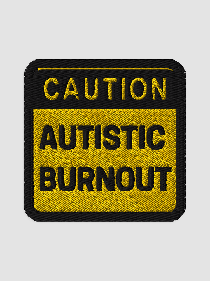 CAUTION: ASD BURNOUT patch product image (1)