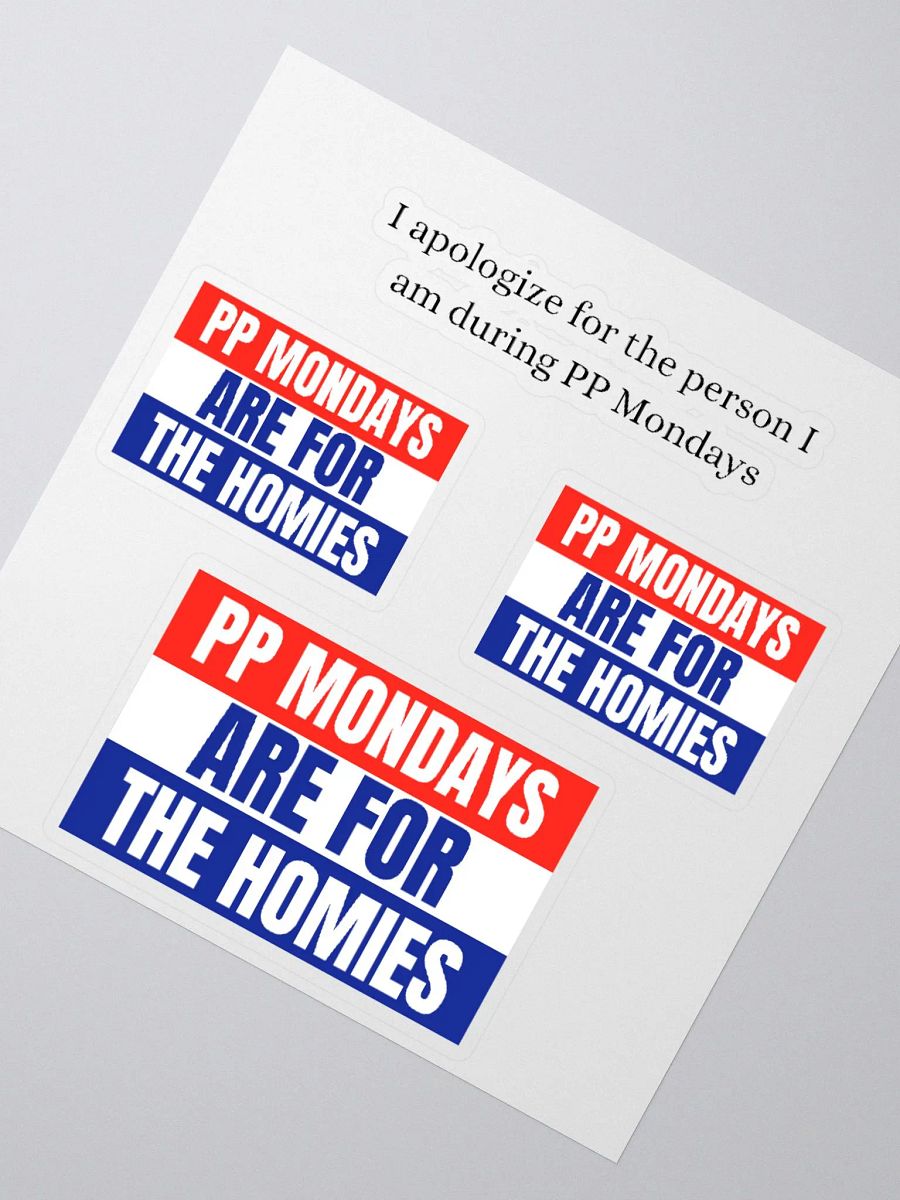 PP Monday Stickers product image (4)