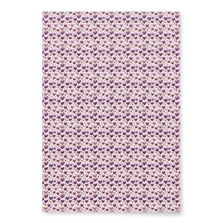 Valentine Hearts Wrapping Paper - Set of 3 product image (7)
