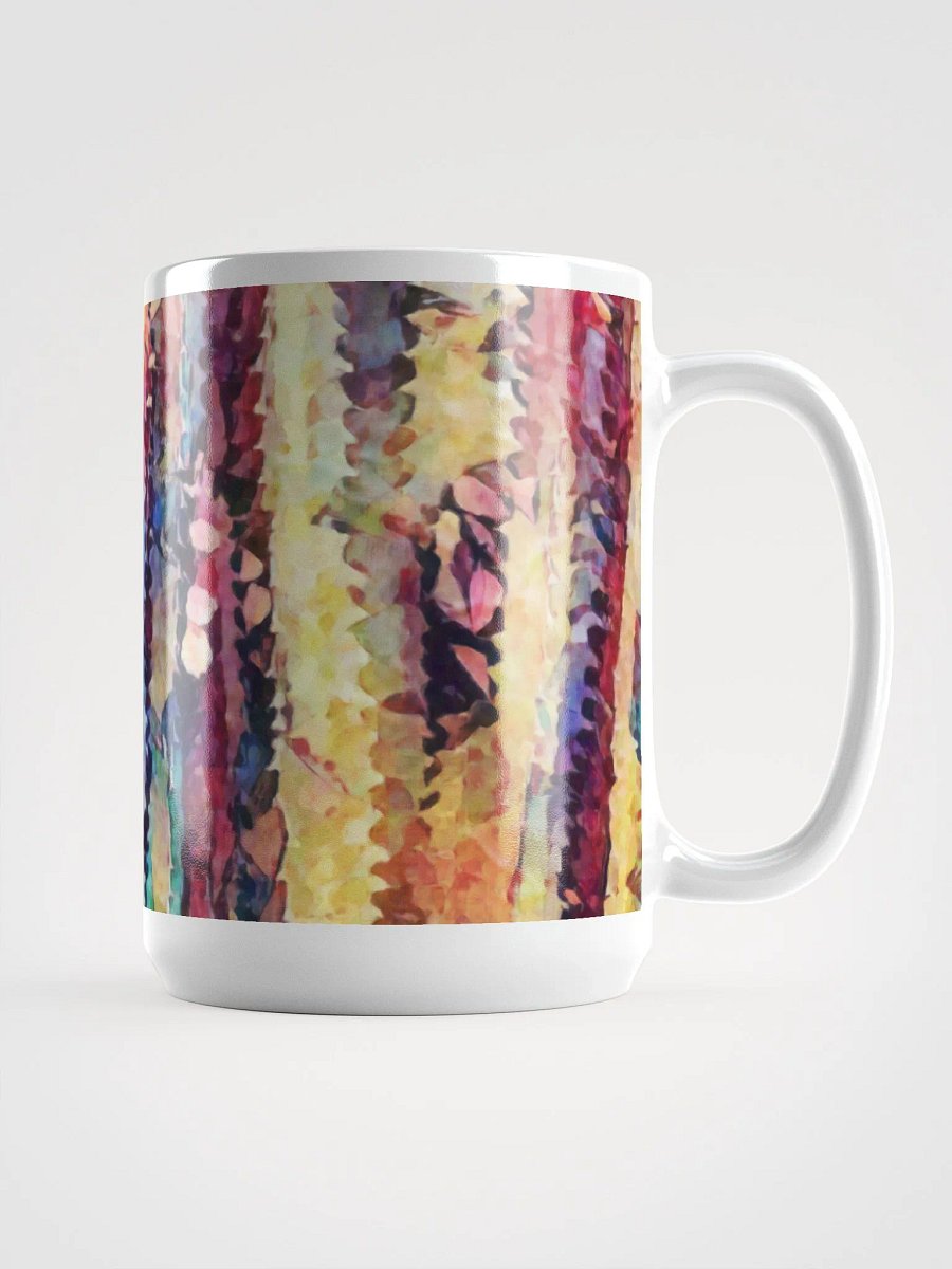 Abstract Graphic | White Coffee Mug | Kaleidoscope Succulent product image (3)