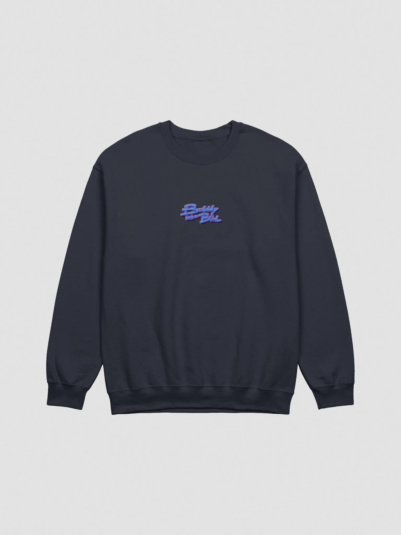 Bubbly and a B*tch embroidered crewneck (violet bubble design) product image (4)