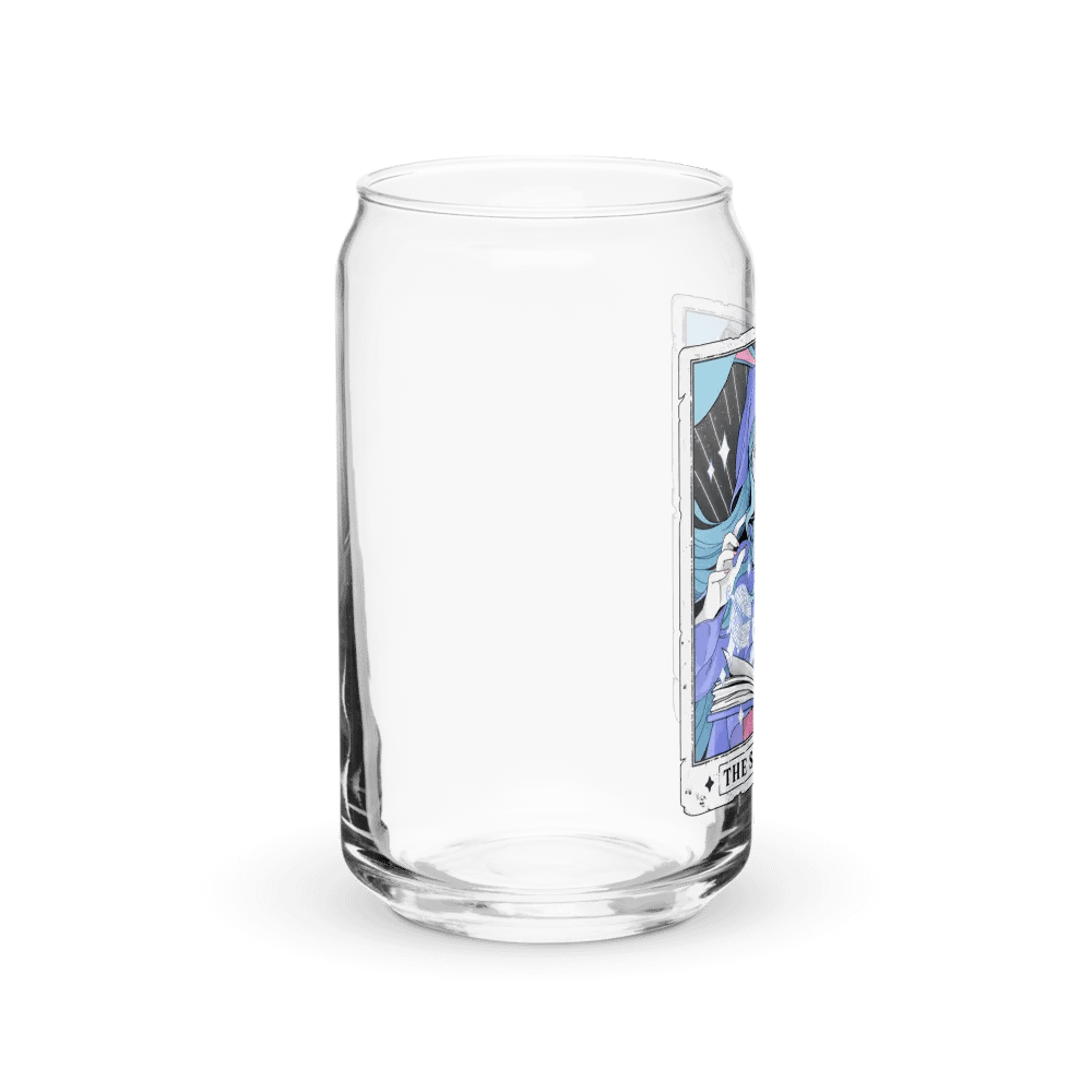The Storyteller Tarot Card Glass Can Cup | Andromedomai product image (4)