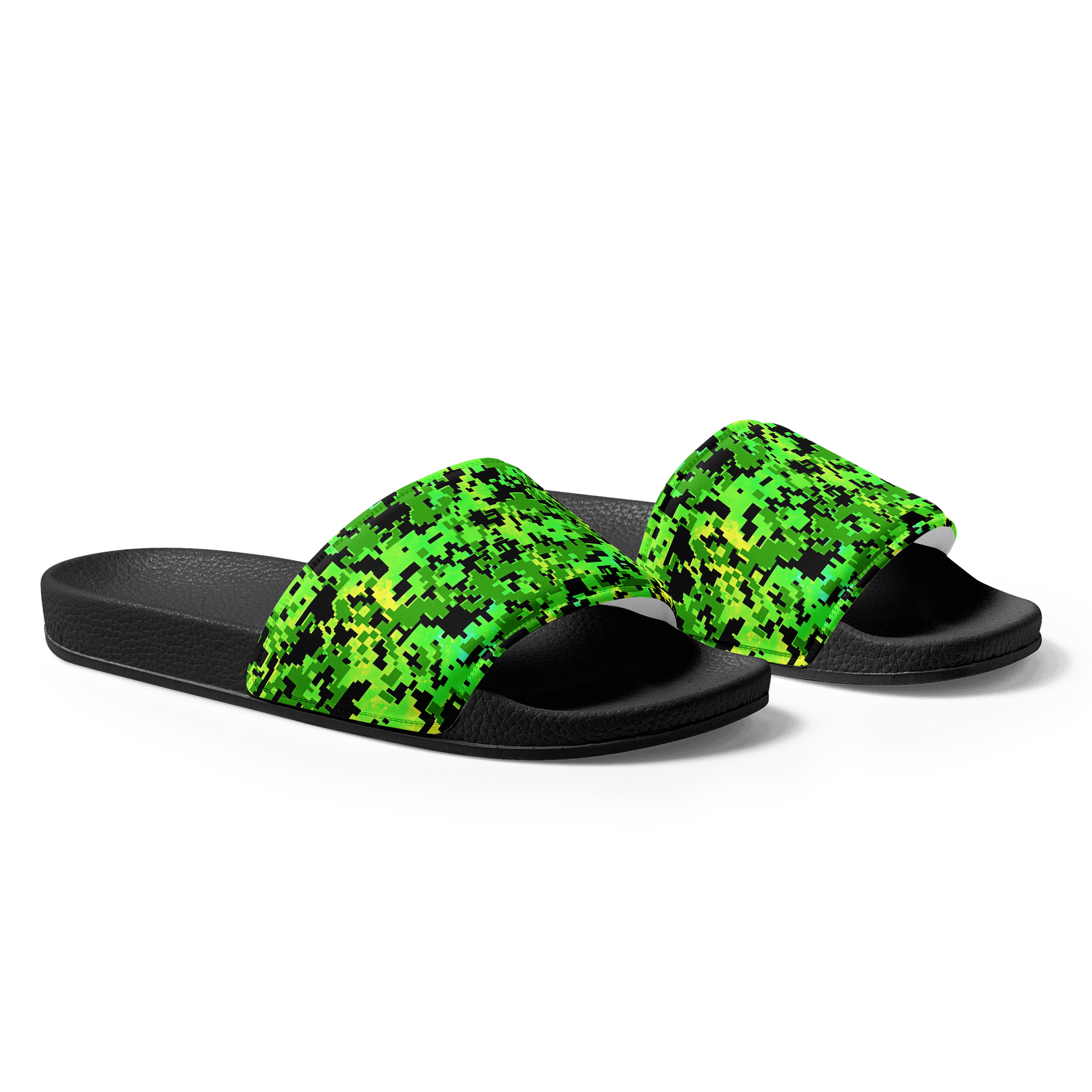Pixelated Camo Comfort Slides Men's product image (1)