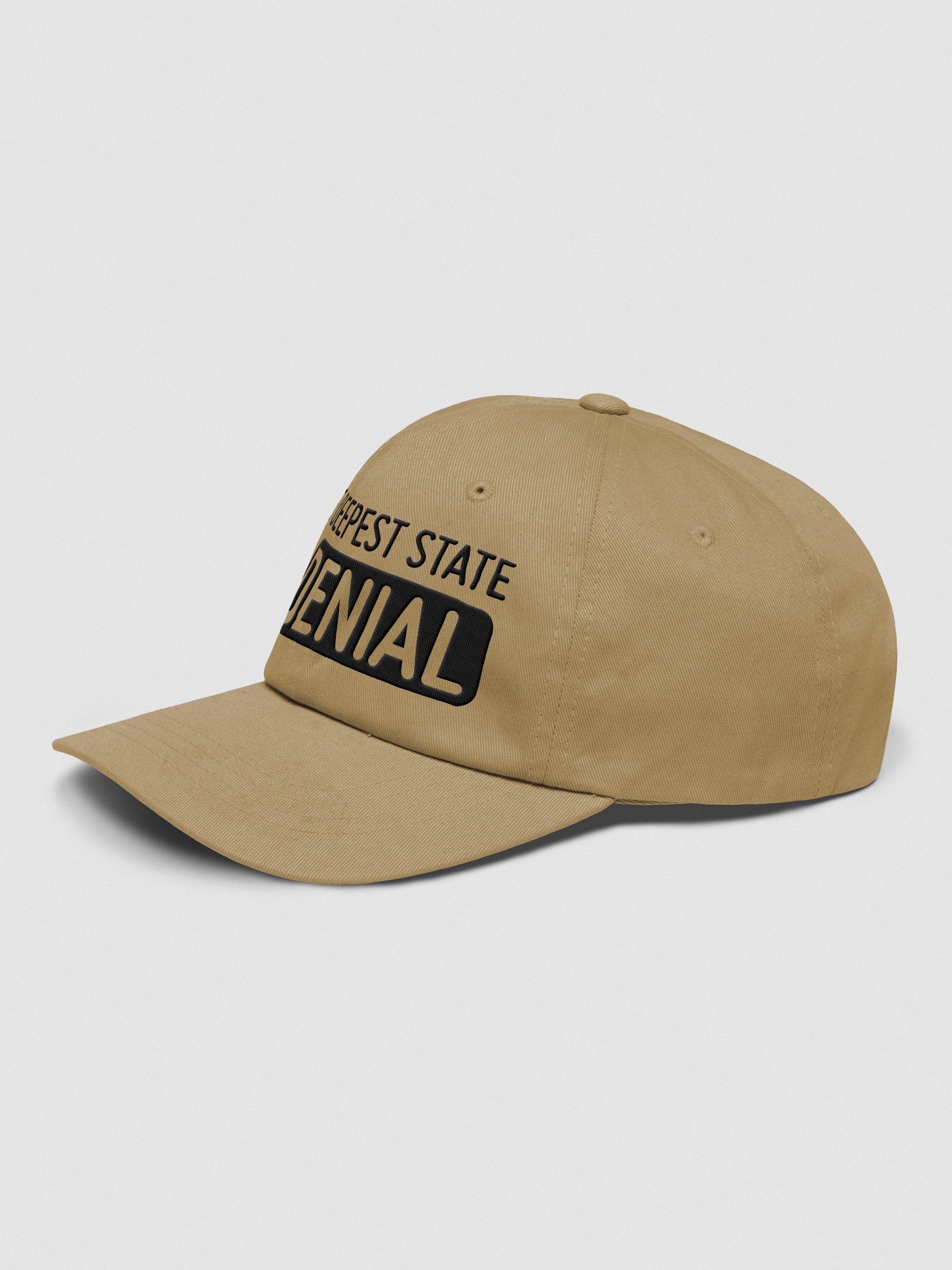 The Deepest State is Denial Hat (Black Embroidery Version) product image (11)