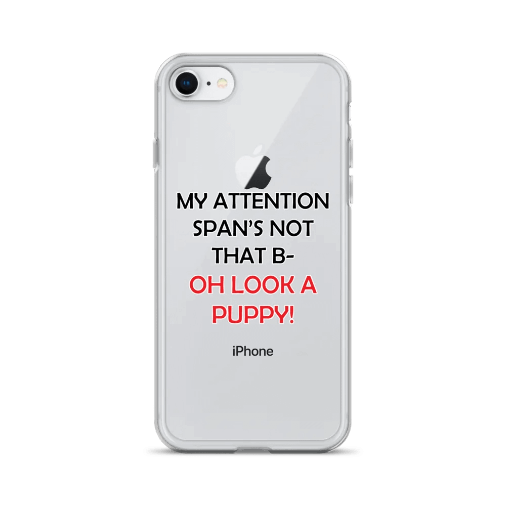Attention Span iPhone Clear Case product image (24)