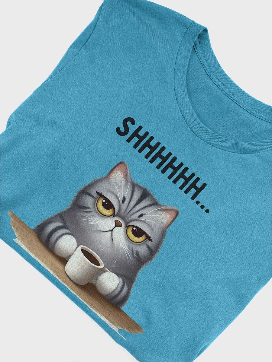 Grumpy Coffee Cat T-Shirt – Adorable & Relatable Morning Mood Tee product image (5)