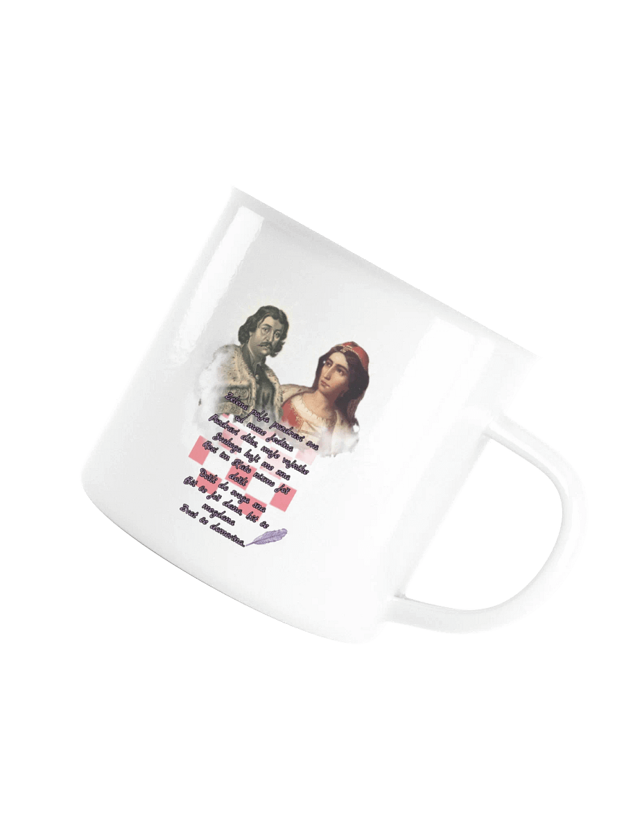Renaissance Romance Petar Zrinski / Kata Zrinski Enamel Mug product image (5)