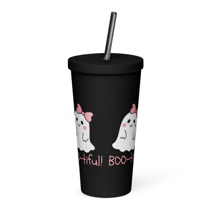 BOO-tiful Insulated Tumbler with Straw product image (2)