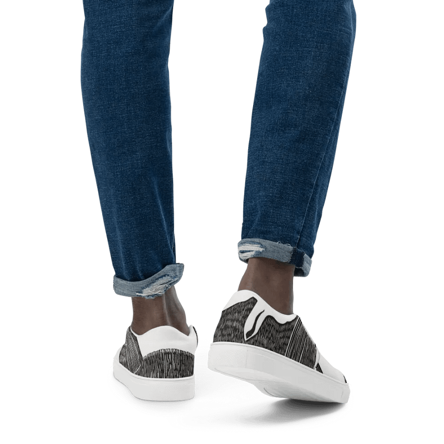 Premium White Men's Slip-On Shoes n. 18 product image (6)