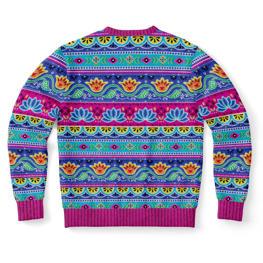 "Om" Christmas Sweater | Yoga Holiday Sweatshirt | Spiritual Mandala Sweatshirt | Buddha Om Winter Outfit product image (10)