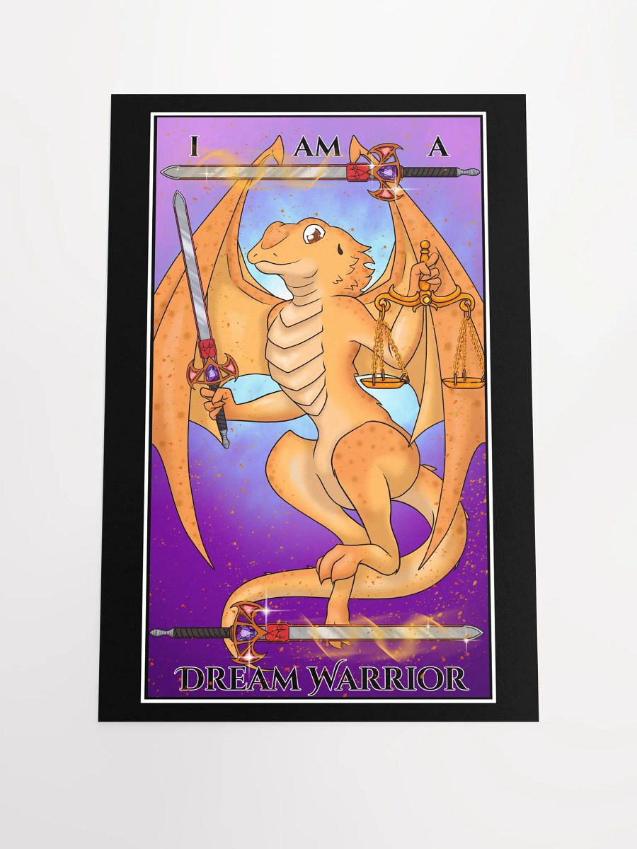 Day of the Dragon "Justice" Tarot Card Poster product image (1)