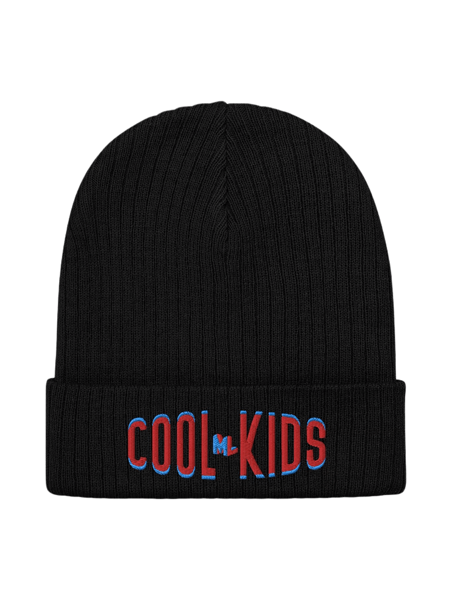 Embroidered Cool Kids - Ribbed Knit Beanie product image (1)