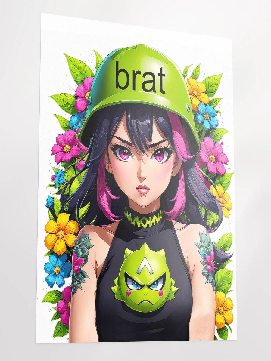 Brat Girl - Poster - White Background - Large 24x36 Inches product image (3)