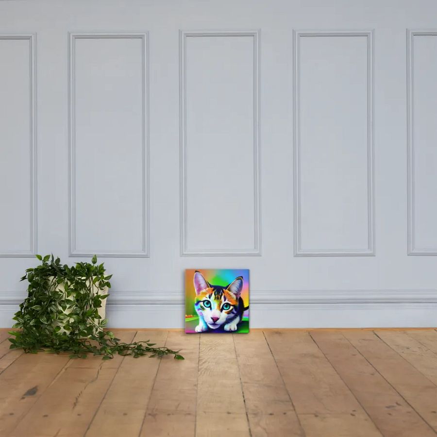 Cute Cat Digital Painting - v14 product image (4)
