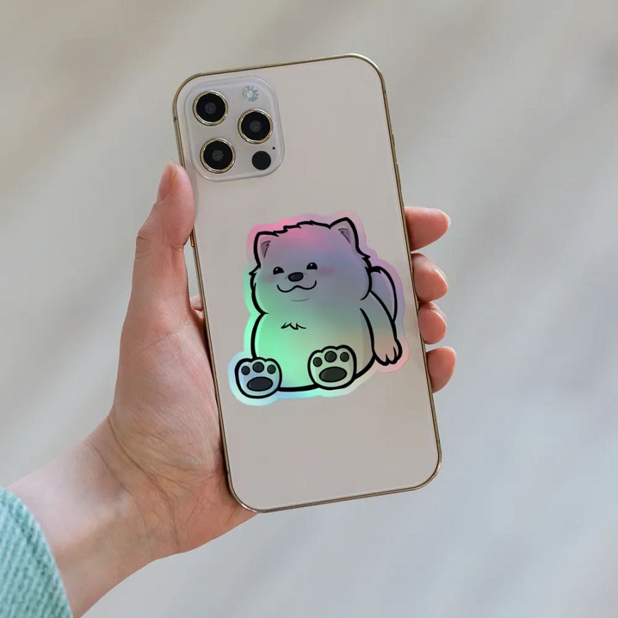 Byte Chonk Holographic Sticker product image (8)