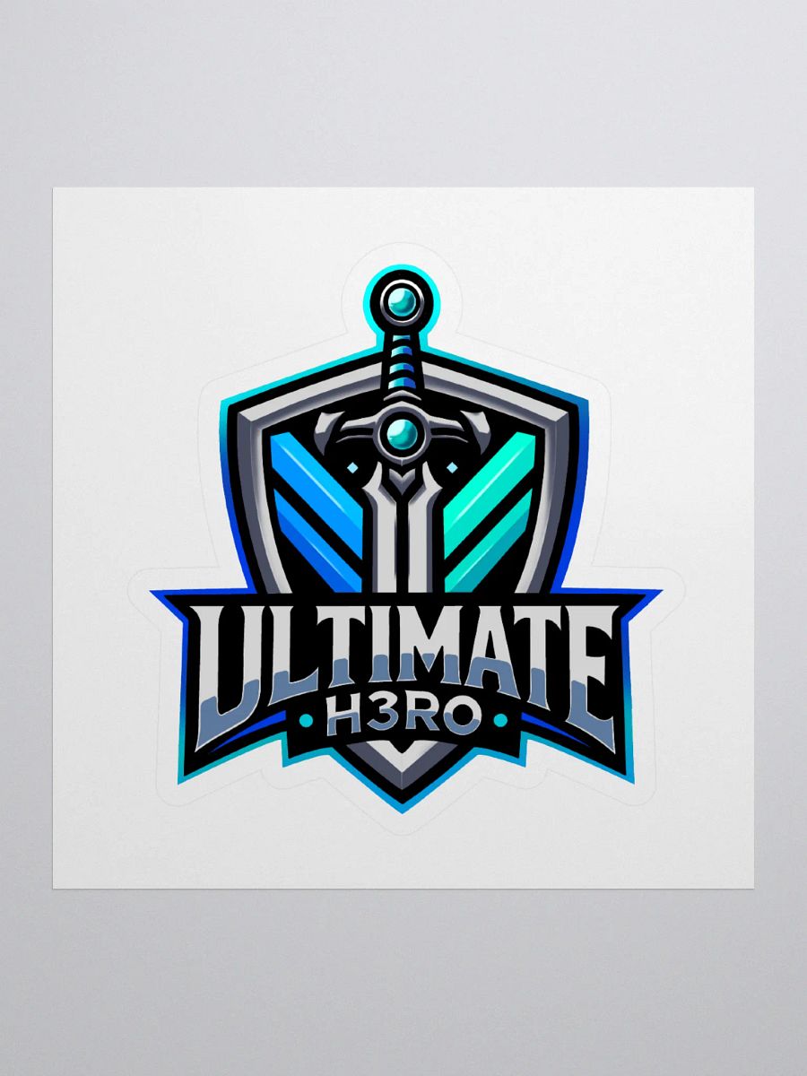 UltimateH3ro Sword ‘n Shield Die-Cut Sticker product image (1)