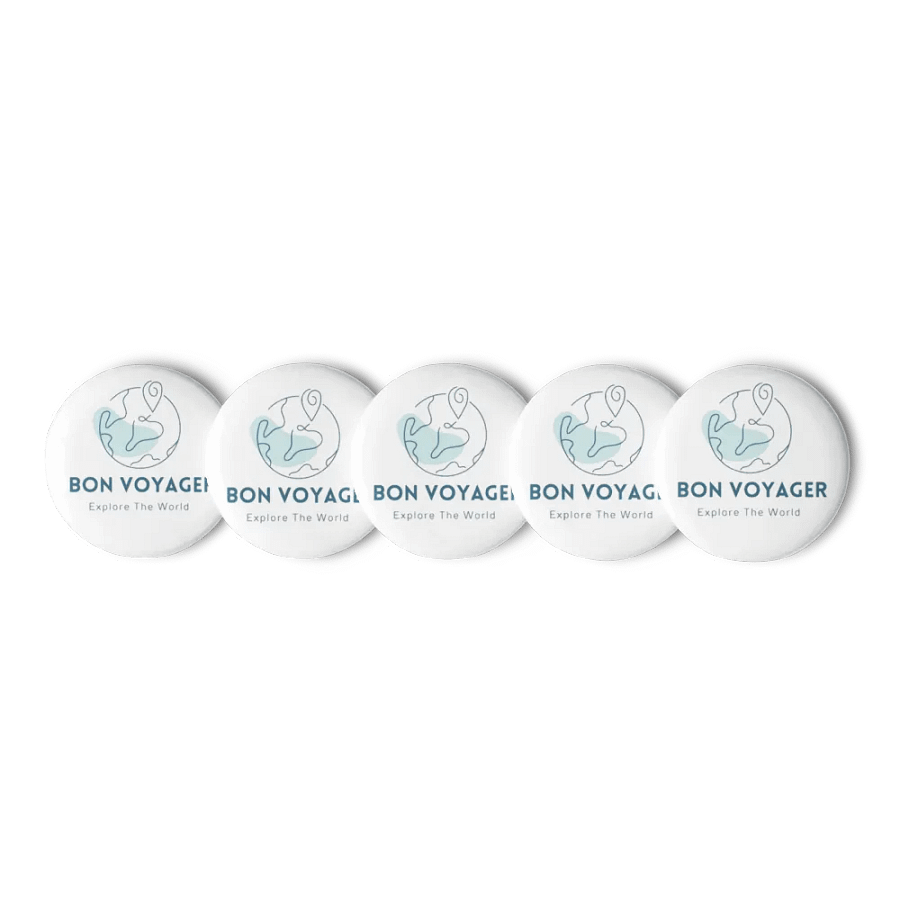 Explore the World Pin Button Set product image (11)
