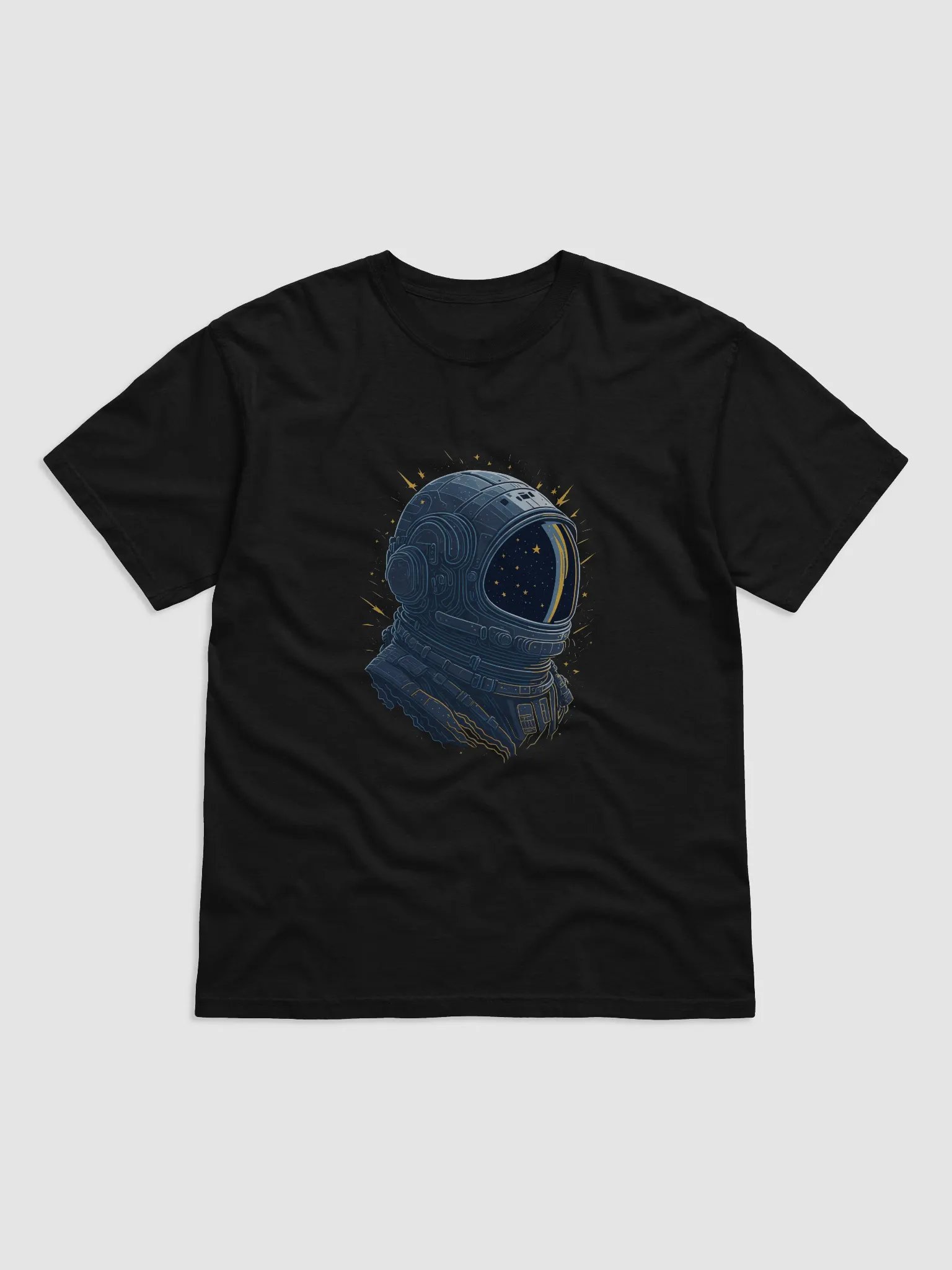 Cosmic Helmet Reflection T-Shirt product image (1)
