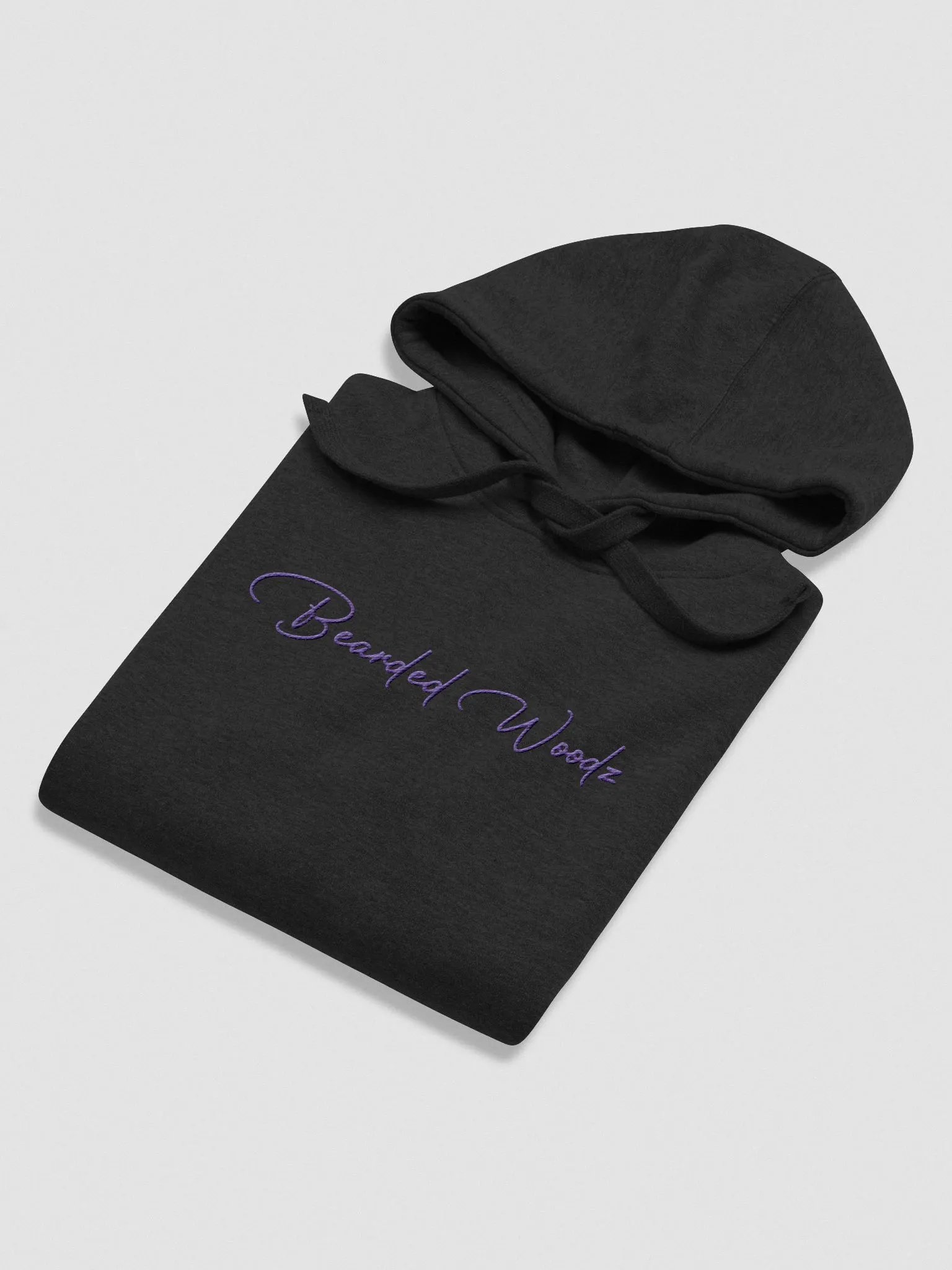Men's Bearded Woodz Signature Hoodie (Purple Embroidery) product image (3)