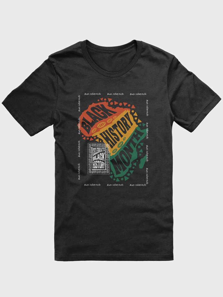 Black history shirt, creative typography history Tshirt, African America heritage tee product image (6)