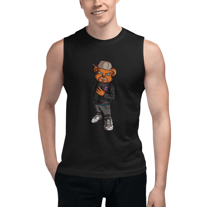 Standing Bear Muscle Shirt product image (1)