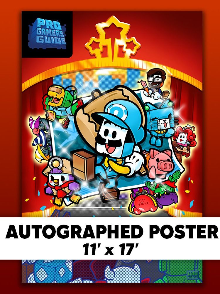 Autographed Poster | Pro Gamer's Guide "Coffee Kingdom Quest" product image (1)
