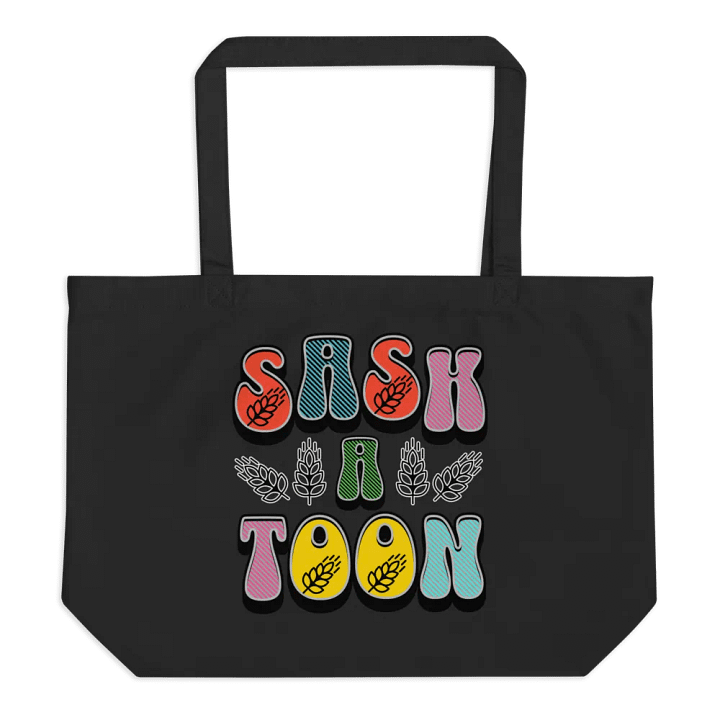 Saskatoon Block Letters Organic Cotton Tote product image (1)