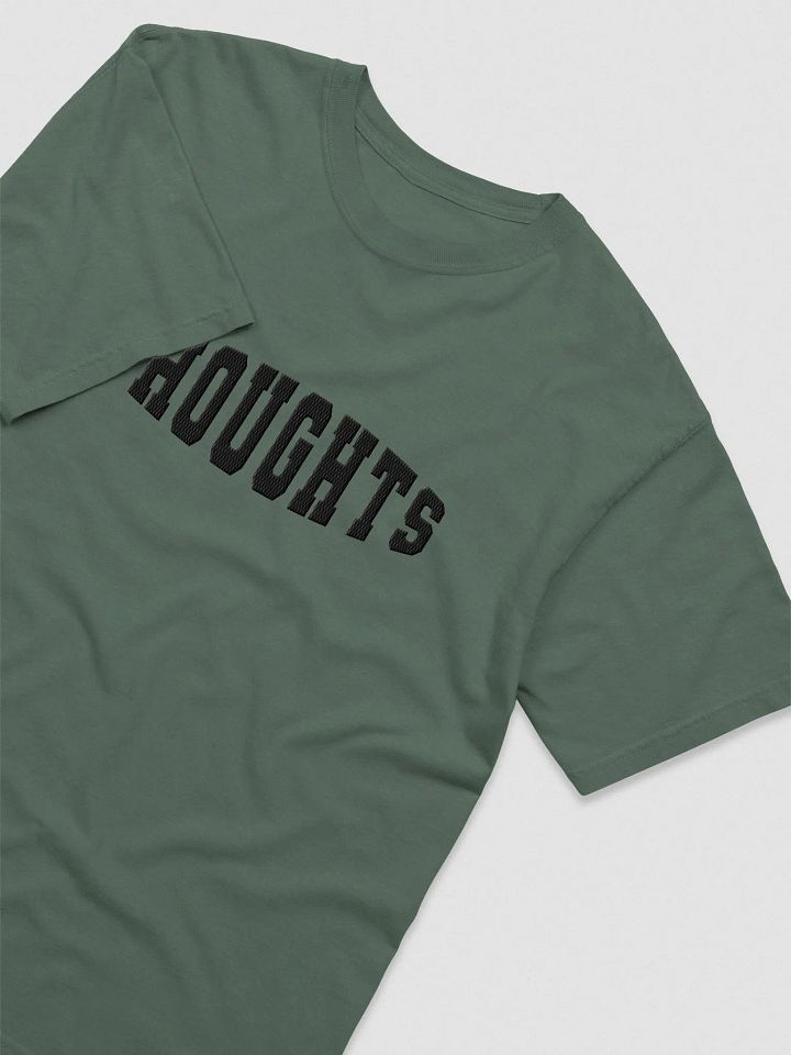 Thoughts T-Shirt Varsity Black Thread product image (2)