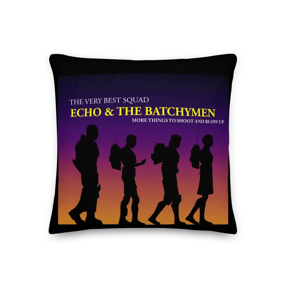 Echo & the Batchymen Pillow product image (3)