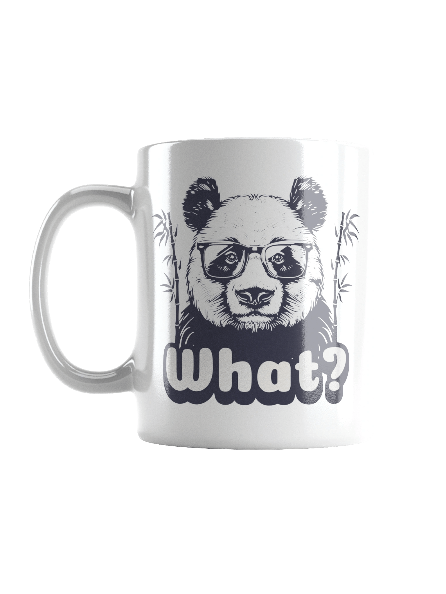 Hippster Panda | White Glossy Mug product image (3)