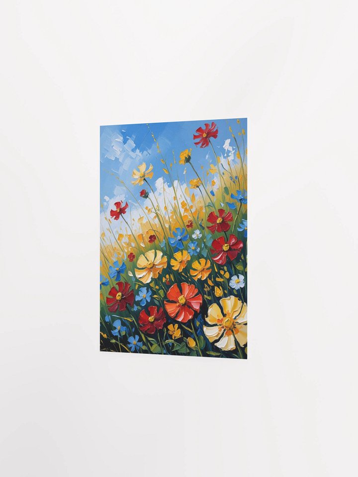 Impressionistic Flower Field Poster product image (7)