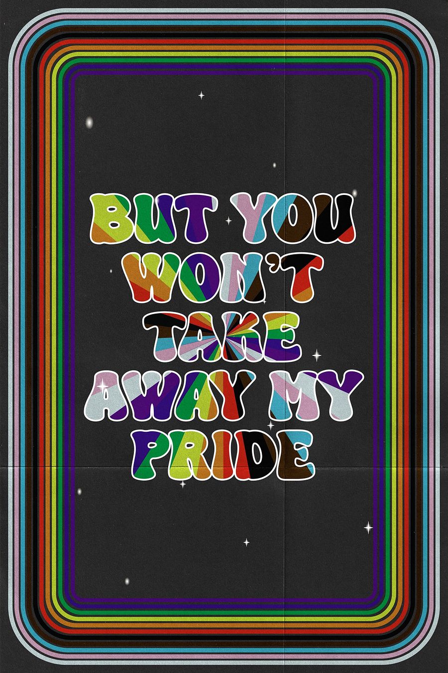 you won't take away my pride (pride flag) - DIGITAL DOWNLOAD product image (2)