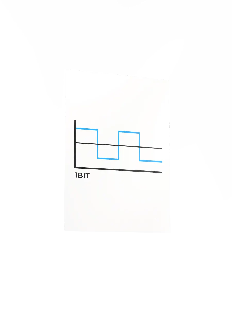 1BIT Graph Matte Poster product image (3)
