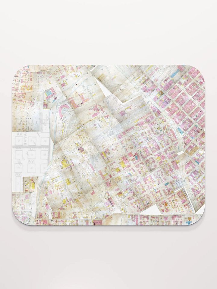 Auraria 1928 Map Mosaic Mouse Pad product image (2)