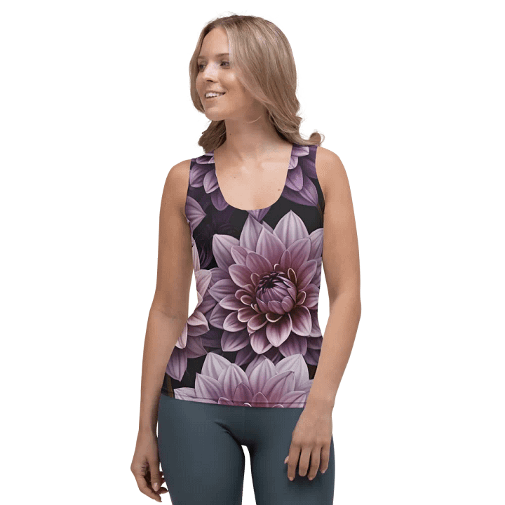 Harmony Dahlia All-Over Print Women's Tank Top product image (1)
