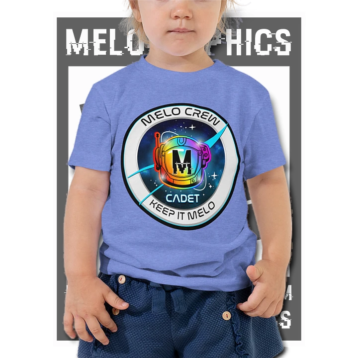 #MeloCrew Badge: Cadet - Basic Toddler T-Shirt | #MadeByMELO product image (1)