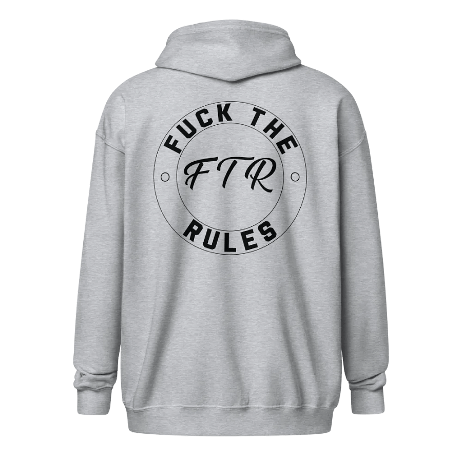 FTR Black- Zip-up Hoodie product image (1)