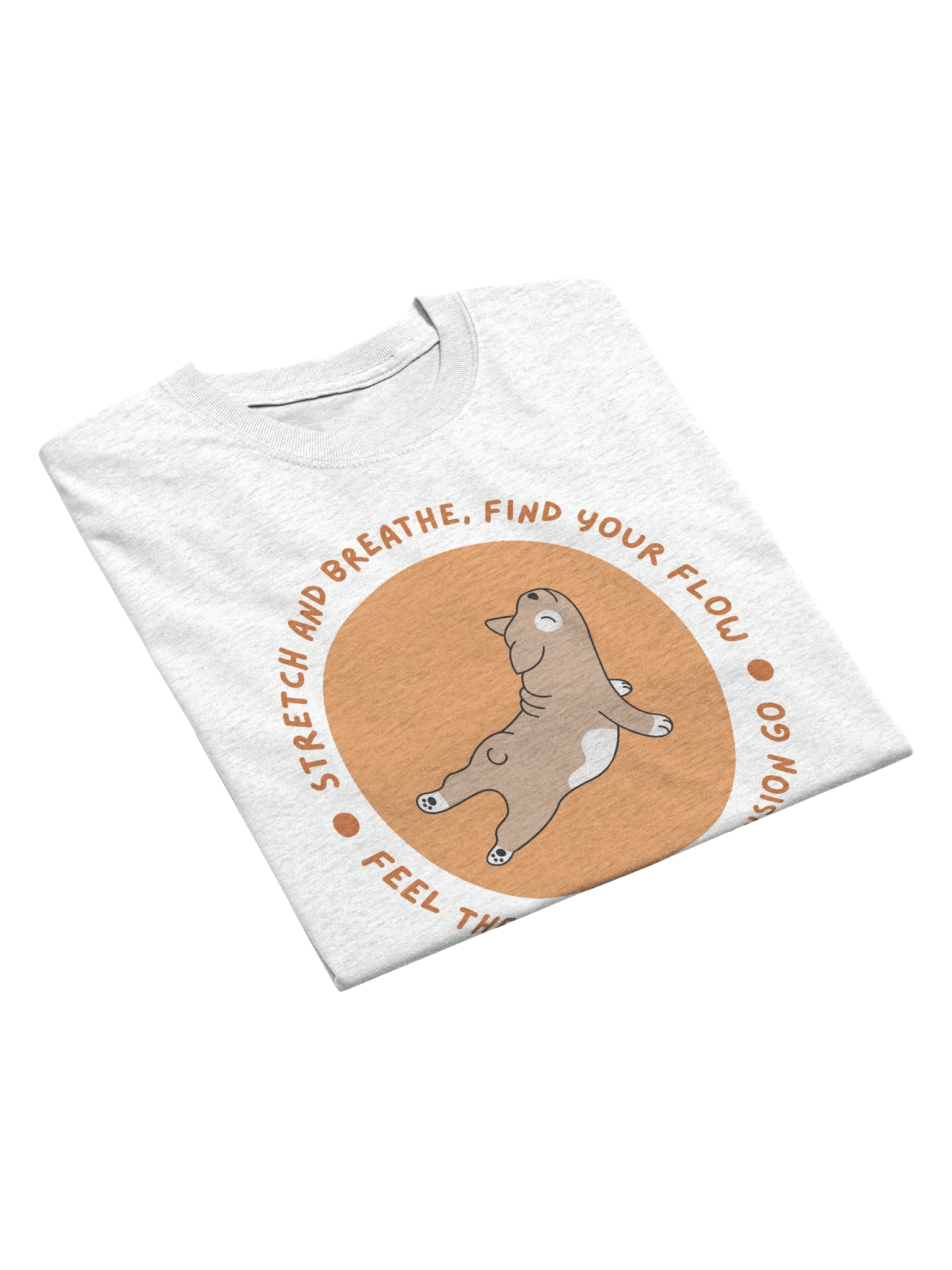 Pug Yoga Flow T-Shirt: Stretch and Breathe product image (3)