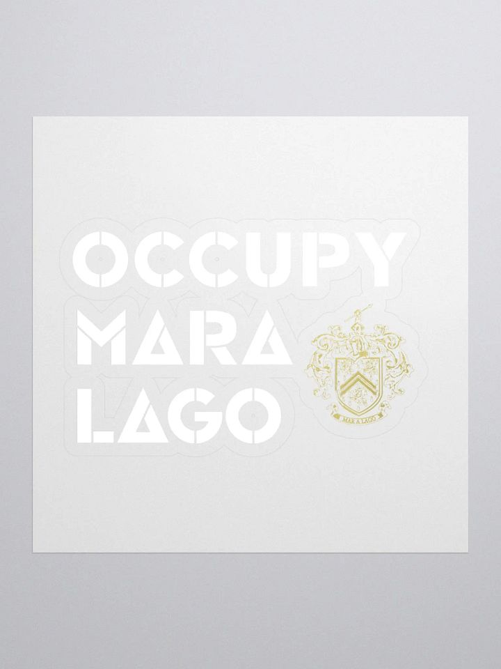 Ocupy Mar-a-lago sticker product image (1)