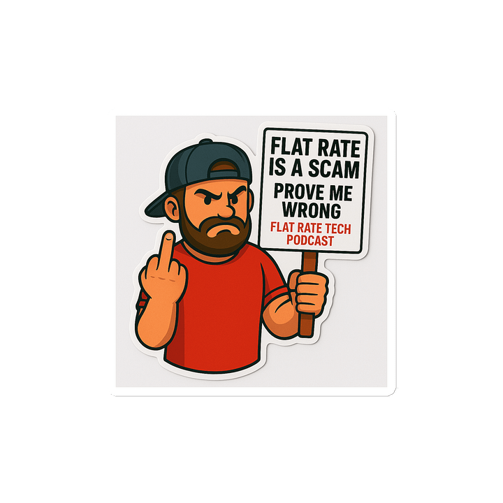 Flat Rate Is A Scam Magnetic product image (2)