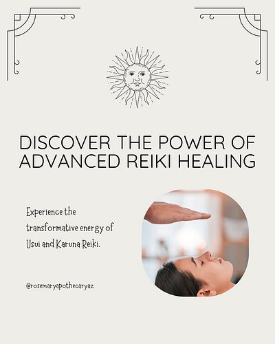 Discover the Power of Advanced Reiki Healing 🌟 

With certifications in Level 3 Usui Reiki and Level 2 Karuna Reiki, I bring ...