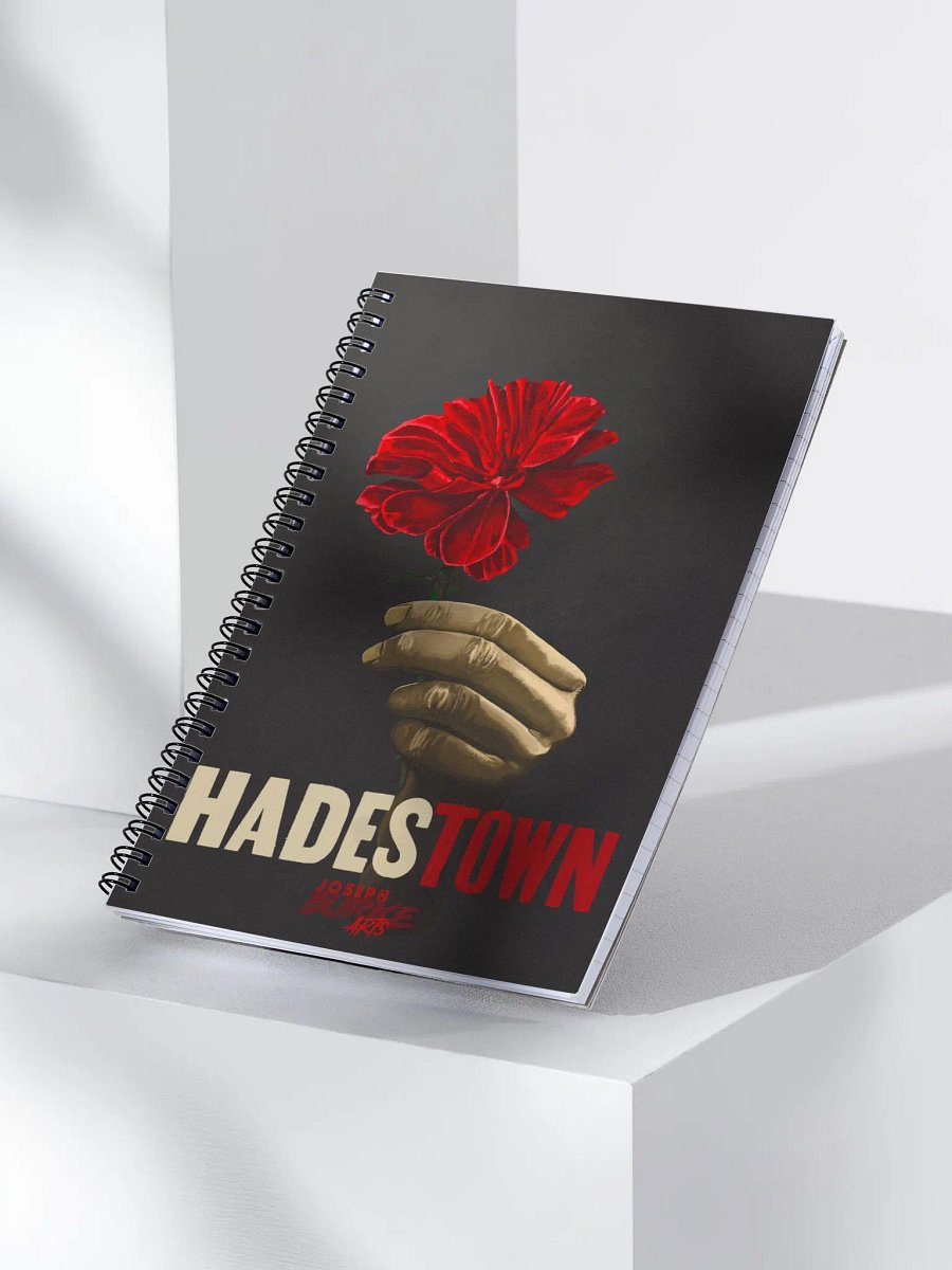 Wait For Me Red Carnation Spiral Notebook product image (3)