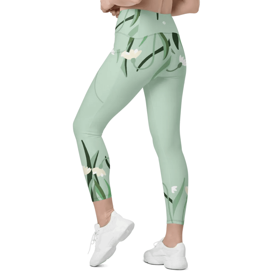 Mizulemon w/ Front Pocket - Green Lily product image (6)