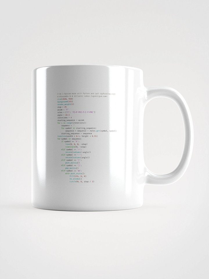L-System: F -> F[+F-F0]-F+[-F+F0] product image (2)